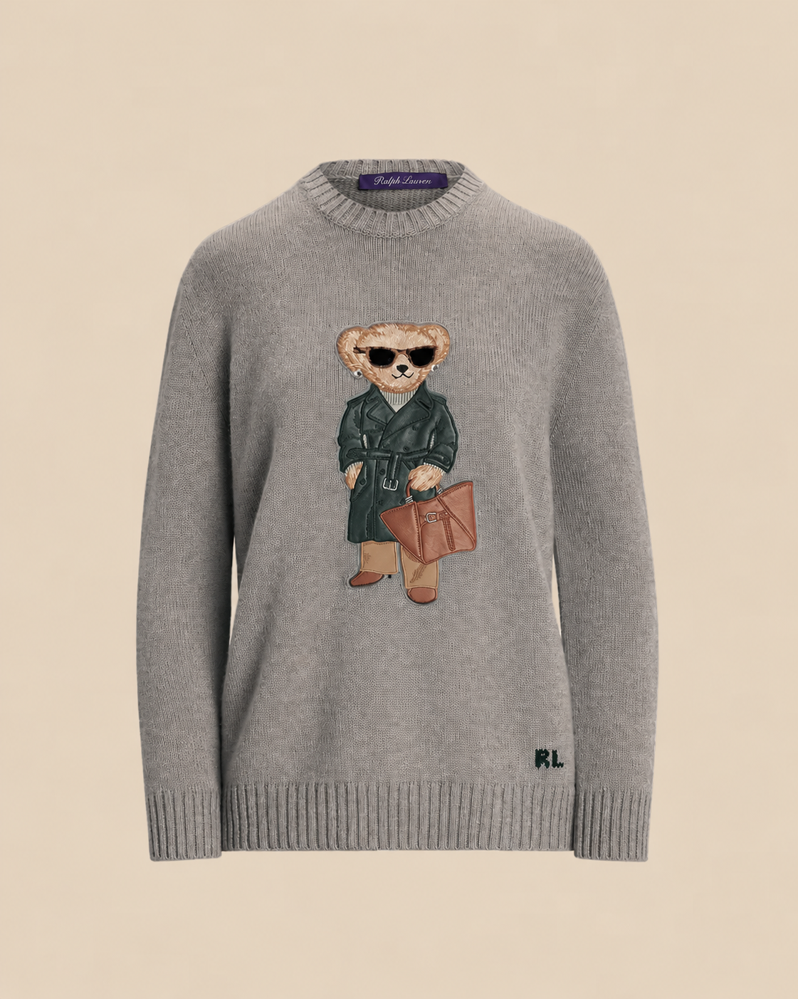 Purple Label - Jet-Set Polo Bear Sweater