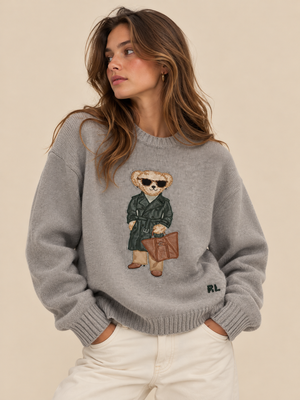 Purple Label - Jet-Set Polo Bear Sweater