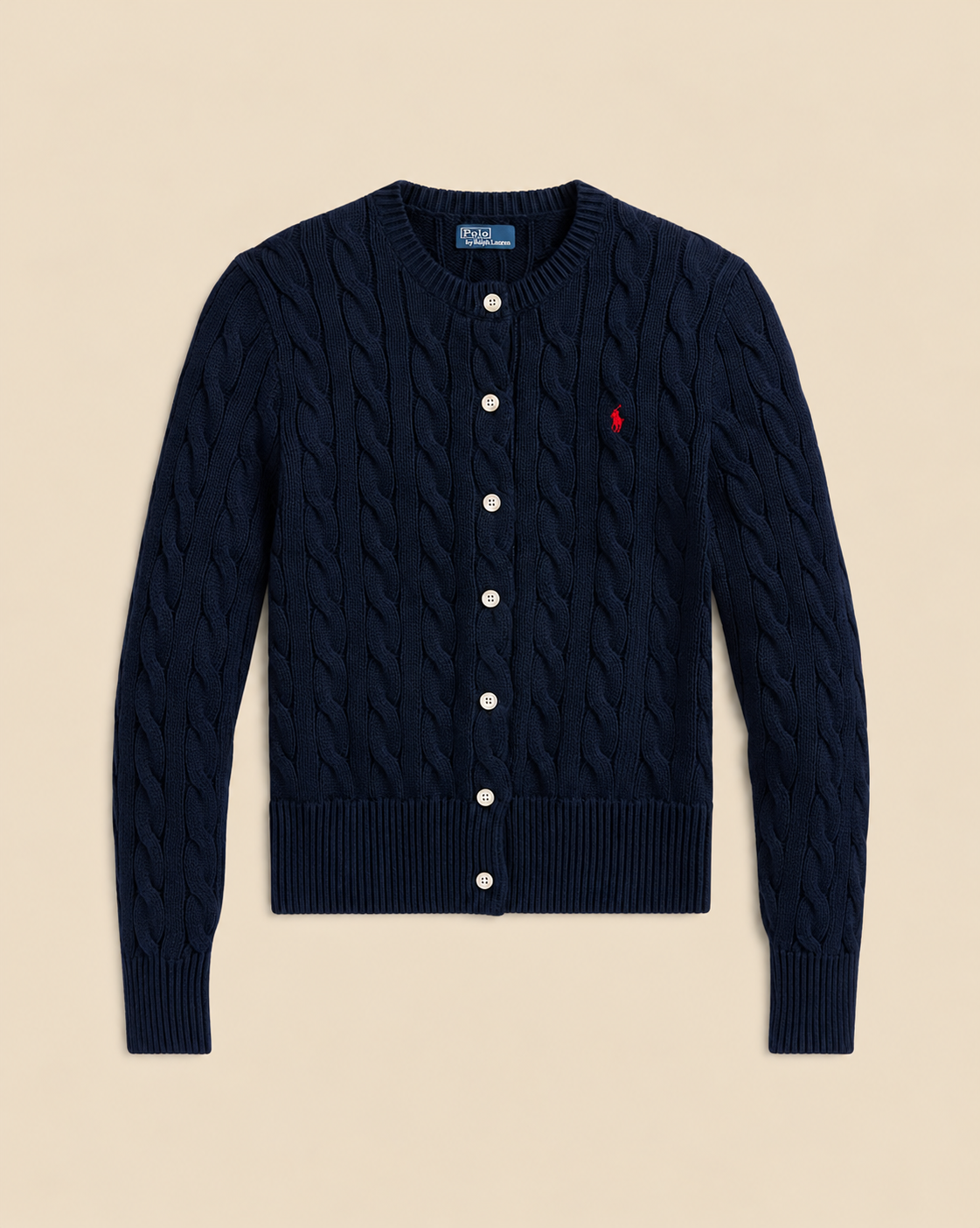 Suéter Trenzado con Botones Polo Ralph Lauren