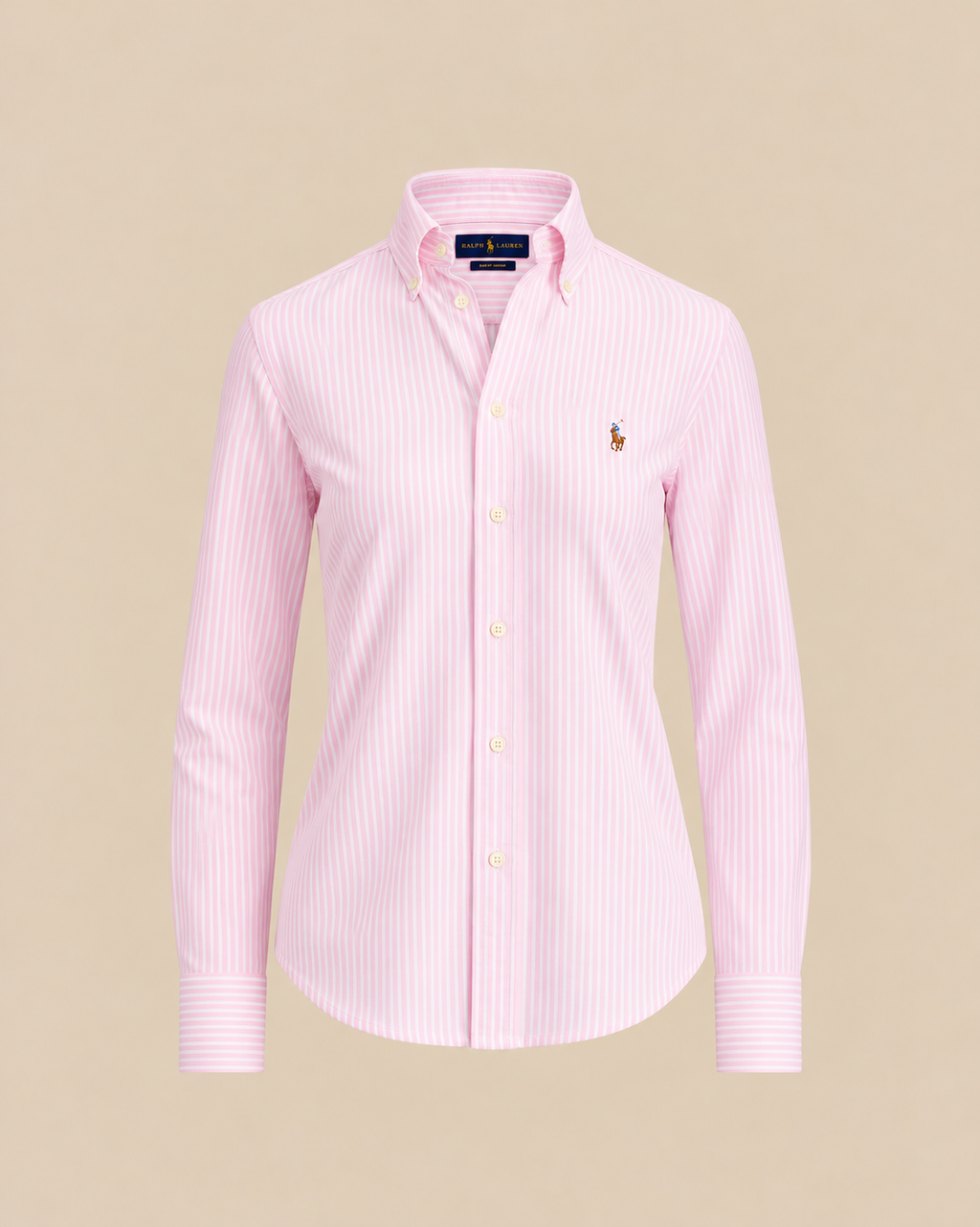 Camisa Oxford de Rayas con Botones