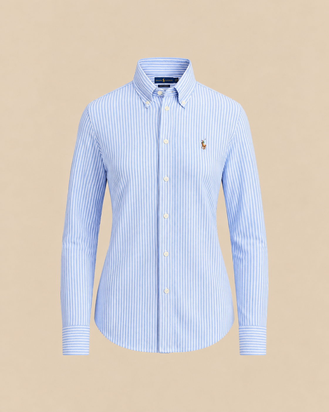Camisa Oxford de Rayas con Botones