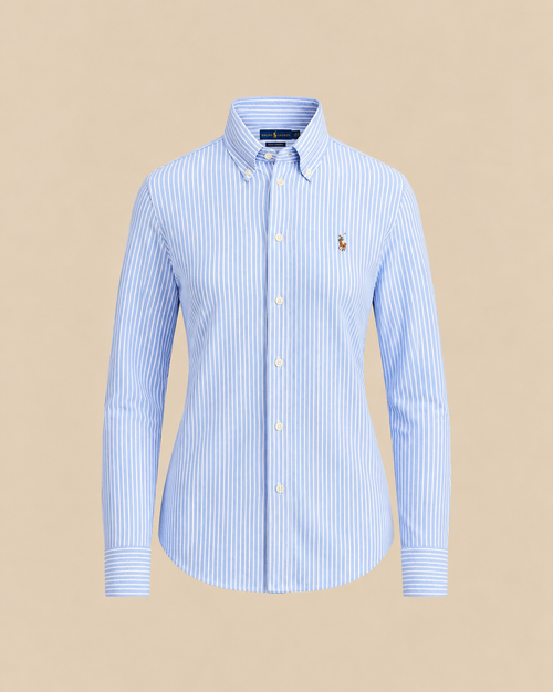 Camisa Oxford de Rayas con Botones