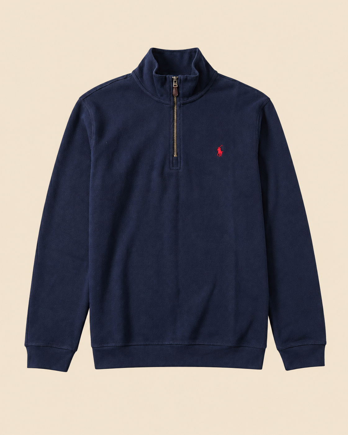 Suéter Vintage con Cierre 1/4 Polo Ralph Lauren