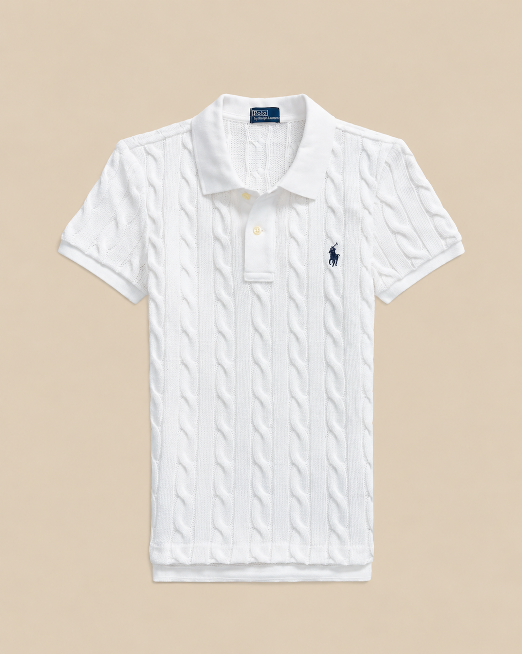 Camiseta Polo Trenzada Ralph Lauren