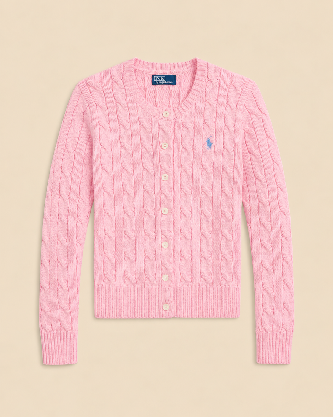 Suéter Trenzado con Botones Polo Ralph Lauren