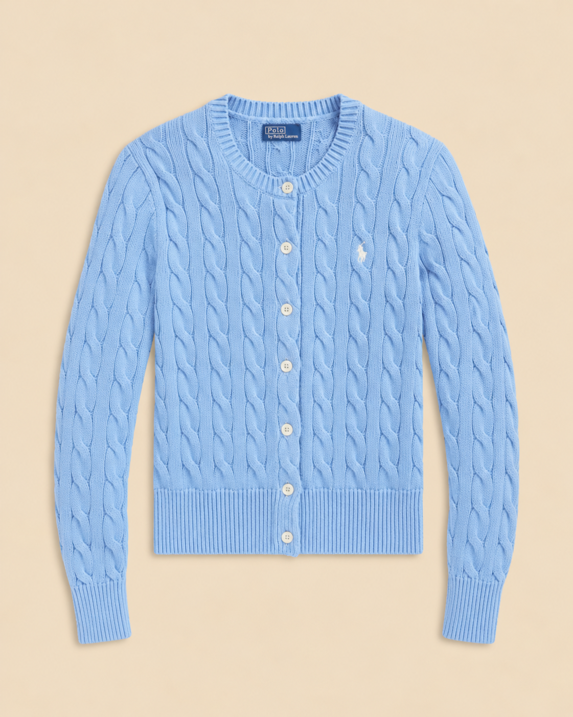 Suéter Trenzado con Botones Polo Ralph Lauren
