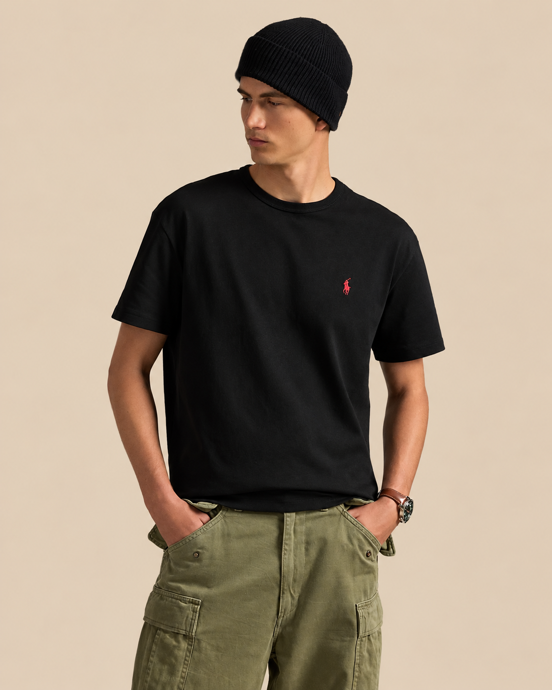 Camiseta de Punto Custom Fit