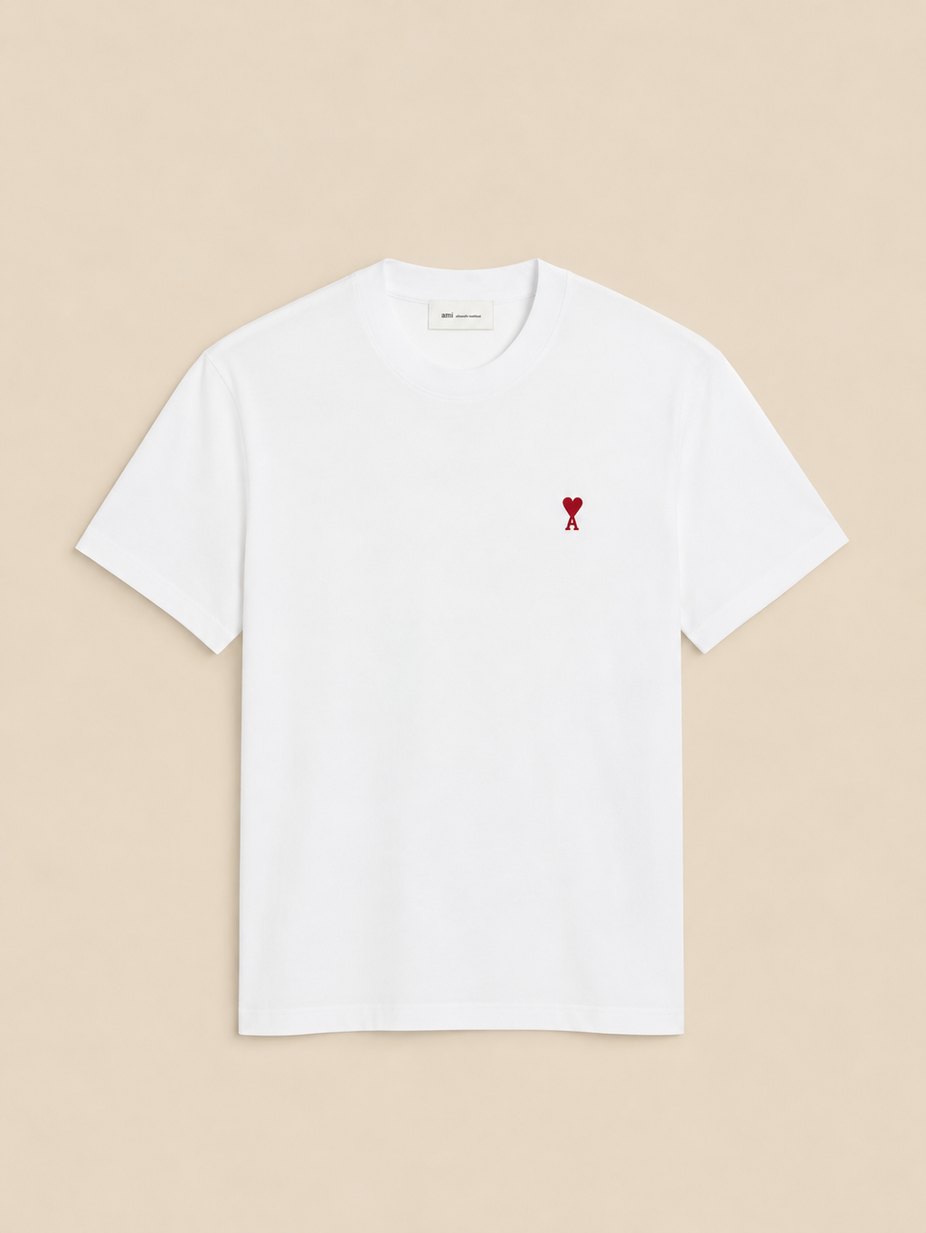 Camiseta Basica Blanca AMI Paris