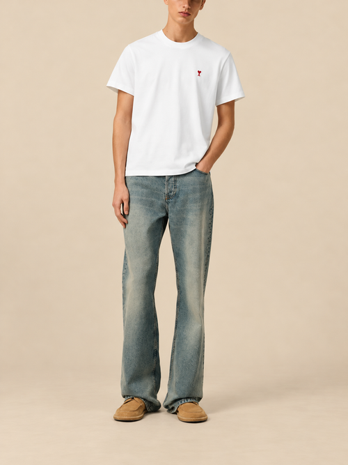 Camiseta Basica Blanca AMI Paris