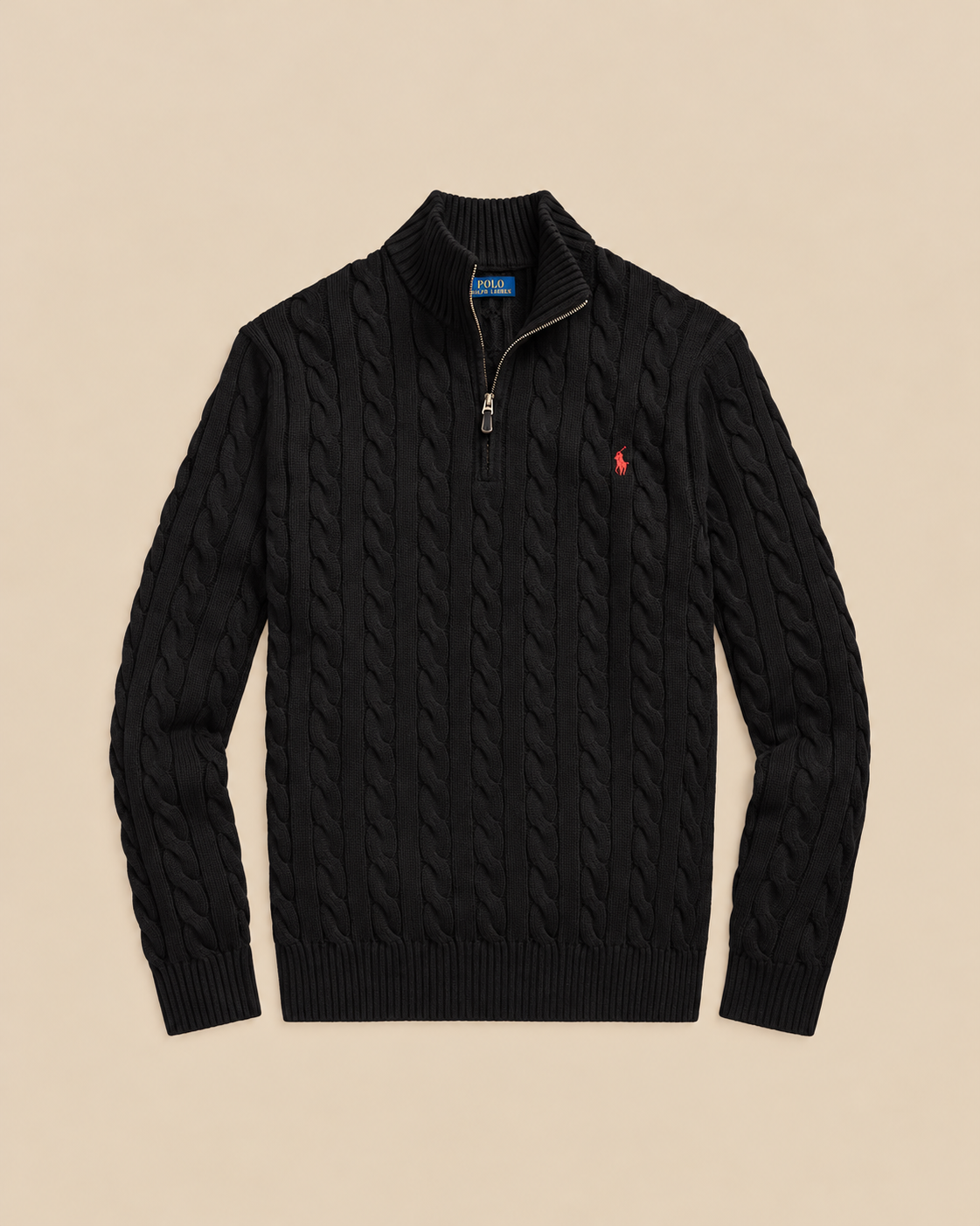 Suéter Trenzado con Cierre 1/4 Polo Ralph Lauren